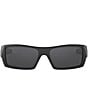 Color:Black - Image 2 - Men's OO9014 Gascan 60mm Polarized Rectangle Sunglasses