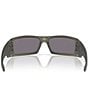 Oakley Men's Gascan OO9014 Polarized 60mm Transparent Rectangle Sunglasses, Color:Olive - Image 4