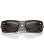 Oakley Men's Gascan OO9014 Polarized 60mm Transparent Rectangle Sunglasses, Color:Olive - Image 5