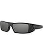 Color:Matte Black - Image 1 - Men's OO9014 Gascan 60mm Polarized Rectangle Sunglasses