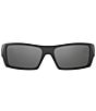 Oakley Men's OO9014 Gascan 60mm Polarized Rectangle Sunglasses, Color:Matte Black - Image 3