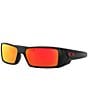 Color:Black/Prizm Ruby - Image 1 - Men's OO9014 Gascan 60mm Rectangle Sunglasses