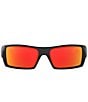 Color:Black/Prizm Ruby - Image 2 - Men's OO9014 Gascan 60mm Propionate Rectangle Sunglasses