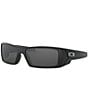 Color:Black - Image 1 - Men's OO9014 Gascan 60mm Propionate Rectangle Sunglasses