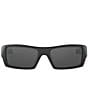 Color:Black - Image 2 - Men's OO9014 Gascan 60mm Propionate Rectangle Sunglasses