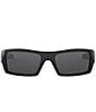 Color:Black - Image 2 - Men's OO9014 Gascan 60mm Rectangle Sunglasses