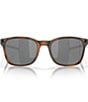 Color:Matte Brown Tortoise - Image 2 - Men's OO9018-1855 OJECTOR 55mm Tortoise Irregular Rectangle Sunglasses