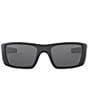 Color:Matte Black/Grey - Image 2 - Men's OO9096 Fuel Cell 60mm Rectangle Sunglasses
