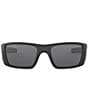 Oakley Men's OO9096 Fuel Cell 60mm Rectangle Sunglasses, Color:Matte Black/Grey - Image 2