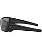 Oakley Men's OO9096 Fuel Cell 60mm Rectangle Sunglasses, Color:Matte Black/Grey - Image 3