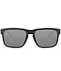 Oakley Men's OO9102 Holbrook 57mm Polarized Square Sunglasses, Color:Black - Image 2