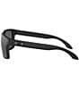 Oakley Men's OO9102 Holbrook 57mm Polarized Square Sunglasses, Color:Black - Image 3