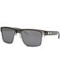 Color:Dark Ink Fade/Prizm Black - Image 1 - Men's OO9102 Holbrook 57mm Polarized Square Sunglasses