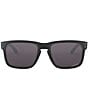 Color:Matte Black/Prizm Grey - Image 2 - Men's OO9102 Holbrook 57mm Square Sunglasses