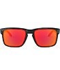 Color:Matte Black Camoflauge/Prizm Ruby - Image 2 - Men's OO9102 Holbrook 57mm Square Sunglasses