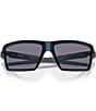 Color:Transparent Poseidon/Prizm Grey - Image 5 - Men's OO9129 Cables 63mm Transparent Rectangle Sunglasses