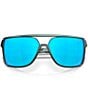 Color:Matte Silver/Blue Prizm Sapphire - Image 5 - Men's OO9147 Castel 63mm Rectangle Sunglasses
