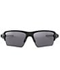 Color:Polished Black/Prizm Black - Image 2 - Men's OO9188 Flak 2.0 XL 59mm Polarized Rectangle Sunglasses