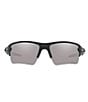 Color:Matte Black/Prizm Black - Image 2 - Men's OO9188 Flak 2.0 XL 59mm Polarized Rectangle Sunglasses
