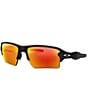 Color:Matte Black Camoflauge/Prizm Ruby - Image 1 - Men's OO9188 Flak 2.0 XL 59mm Rectangle Sunglasses