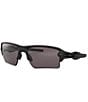 Color:Matte Black - Image 1 - Men's OO9188 Flak 2.0 XL 59mm Rectangle Sunglasses