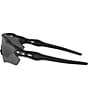 Color:Matte Black/Prizm Black - Image 3 - Men's OO9208 Radar Ev Path 38mm Polarized Rectangle Sunglasses