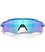 Color:Sapphire - Image 5 - Men's OO9208 Radar Ev Path 38mm Polarized Shield Sunglasses