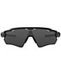 Color:Matte Black/Grey - Image 2 - Men's OO9208 Radar Ev Path 38mm Rectangle Sunglasses