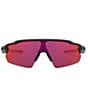 Color:Polished Black/Prizm Field - Image 2 - Men's OO9211 Radar Ev Pitch 38mm Rectangle Sunglasses