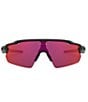 Oakley Men's OO9211 Radar Ev Pitch 38mm Rectangle Sunglasses, Color:Polished Black/Prizm Field - Image 2