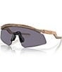 Color:Sepia/Prizm Grey - Image 1 - Men's OO9229 Hydra 37mm Irregular Shield Sunglasses