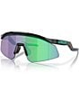 Color:Shiny Black - Image 1 - Men's OO92290 Hydra 37mm Shield Sunglasses