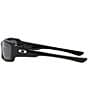Color:Polished Black/Black Iridium - Image 3 - Mens OO9238 Fives Squared 54mm Polarized Rectangle Sunglasses