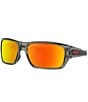 Color:Grey Ink/Prizm Ruby - Image 1 - Men's OO9263 Turbine 65mm Polarized Rectangle Sunglasses