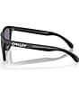 Color:Matte Black/Prizm Grey - Image 3 - Men's OO9284 Frogskins Range 55mm Round Sunglasses