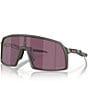 Color:Olive - Image 1 - Men's OO9406-A437 Shield Rectangular Sunglasses