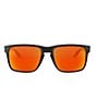 Oakley Men's OO9417 Holbrook XL 59mm Polarized Square Sunglasses, Color:Black Ink/Prizm Ruby - Image 2