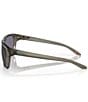 Color:Grey Smoke - Image 3 - Men's OO9448 57mm Rectangle Sunglasses