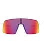 Color:Matte White/Prizm Road - Image 2 - Men's OO9462 Sutro S 28mm Rectangle Sunglasses