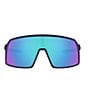 Oakley Men's OO9462 Sutro S 28mm Rectangle Sunglasses, Color:Matte Navy/Prizm Sapphire - Image 2
