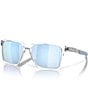 Color:Clear - Image 1 - Men's OO9483 Exchange 56mm Transparent Rectangle Polarized Sunglasses
