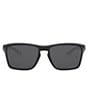 Color:Black - Image 2 - Men's Sylas Polarized Rectangle Sunglasses