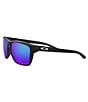 Color:Matte Black - Image 3 - Men's Sylas Polarized Sunglasses