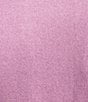 Color:Heather Pink Orchid - Image 3 - Oasis Lightweight Brushed Sweater Knit Long Sleeve Robe