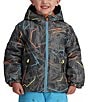 Obermeyer Little/Big Boys 1-8 Ashor Ski Jacket, Color:Electric Trails - Image 1