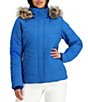Color:Blazer - Image 1 - Tuscany II HydroBlock® Long Sleeve Faux Fur Trim Hooded Jacket