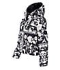 Obermeyer Calypso Down Printed Asymmetrical Zip Puffer Ski Jacket, Color:Marquee - Image 7