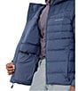 Color:Admiral - Image 4 - Klaus Lightweight Down Quilted Hooded Jacket