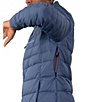 Color:Admiral - Image 6 - Klaus Lightweight Down Quilted Hooded Jacket