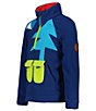 Color:Navy - Image 3 - Little Boys 1-8 Tucker Fleece Snow Ski Pullover Jacket
